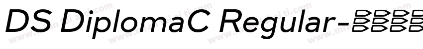 DS DiplomaC Regular字体转换